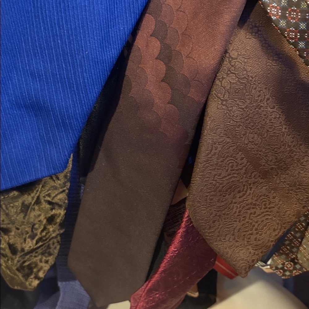 30 Vintage Men’s Neckties Excellent Condition 50s 60s 70s Retro Dress Ties - Picture 15 of 17